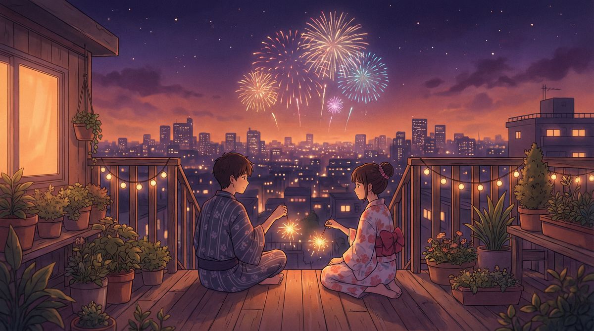 17c一起草动漫-夏夜烟火